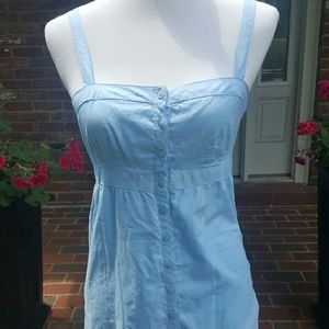 Ann Taylor Loft blue blouse