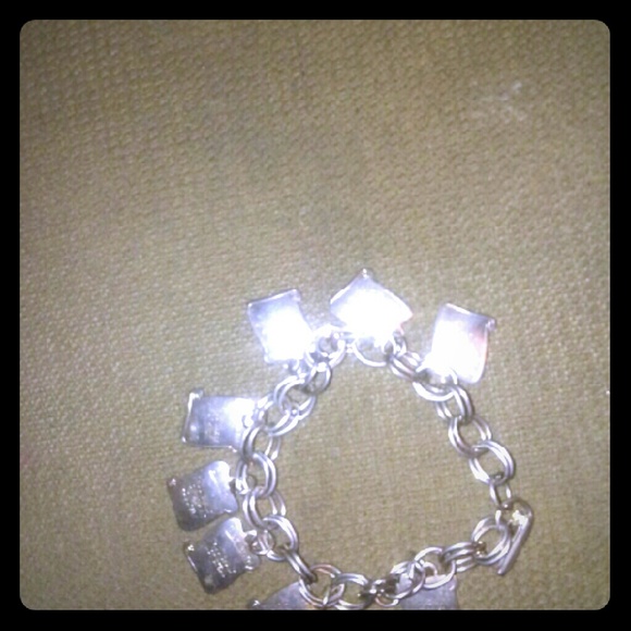 Sterling silver 10 commandments bracelet