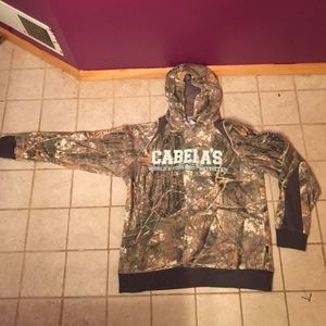Women's camo Cabela's hoodie