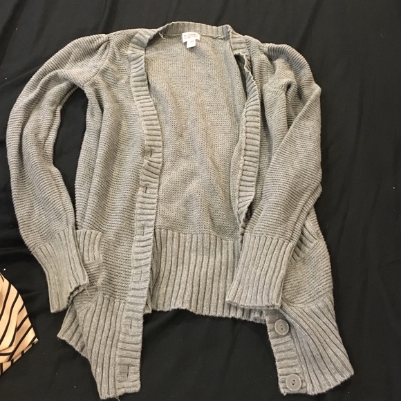 Cardigan with sweater texture