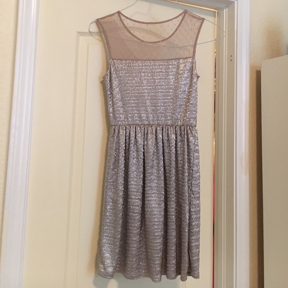 Silver Mini Dress