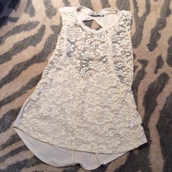 Lace tank