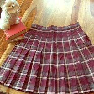 NWOT 💜 Lands End Kids plaid skirt Size 14 plus 💜