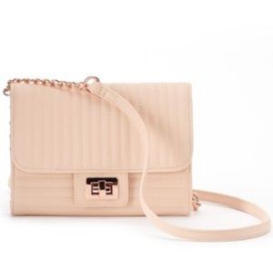 Candie's Light Pink & Rose Gold Purse