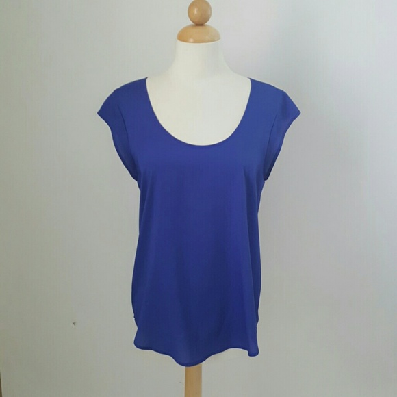 Royal Blue Blouse