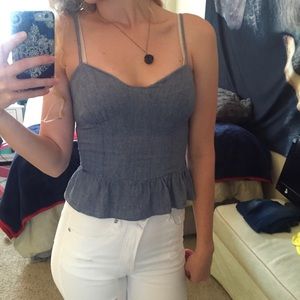 Charlotte Ruse peplum tank top