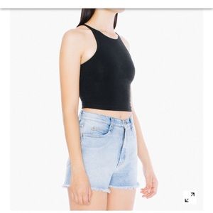 Cotton Spandex Sleeveless Crop Top
New