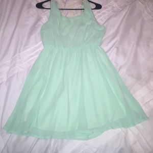 Mint lace dress