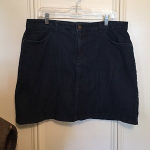 Croft and barrow classic fit jean Skort