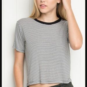 Striped tori top from brandy mellville