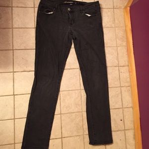 Women's black stretch jeans
