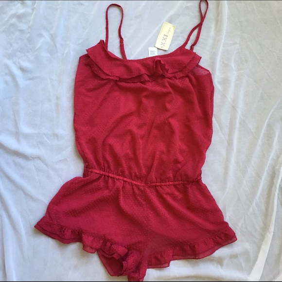 Sheer Sleepwear Romper - Picture 1 of 3