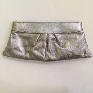 Lauren Merkin Silver Clutch Bag