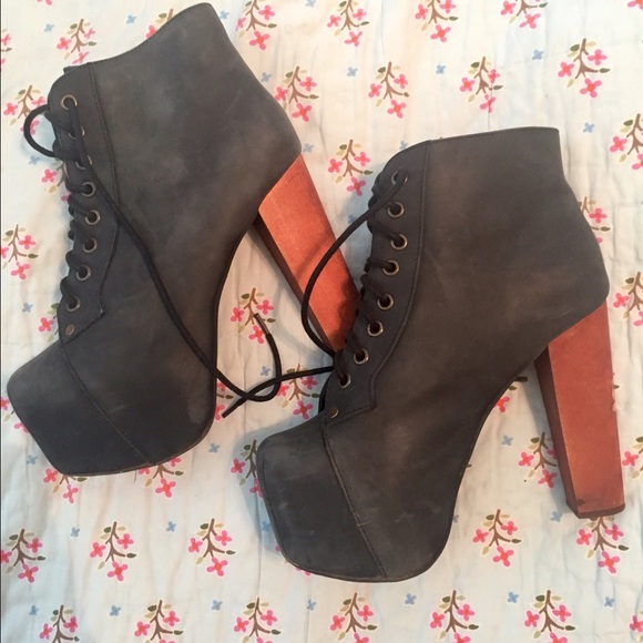 Jeffrey Campbell Black Litas - Picture 1 of 4