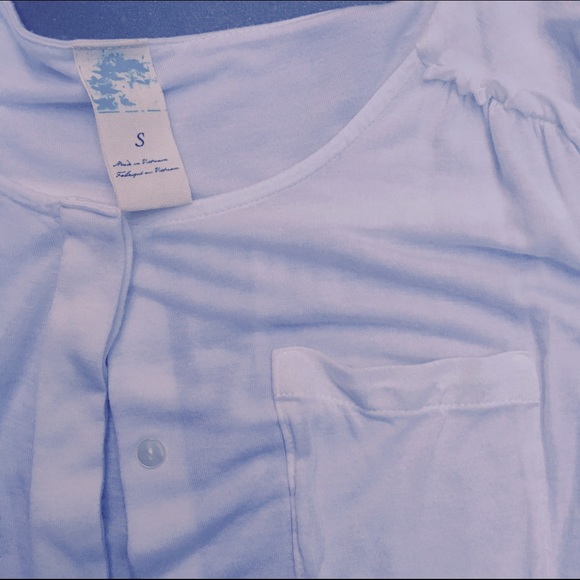 Off-white, soft button down - Picture 3 of 3