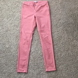 Forever 21 salmon/pink skinny jeans