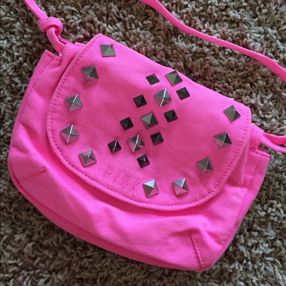 PINK Victoria's Secret Handbags - Victoria secret pink crossbody studded bag