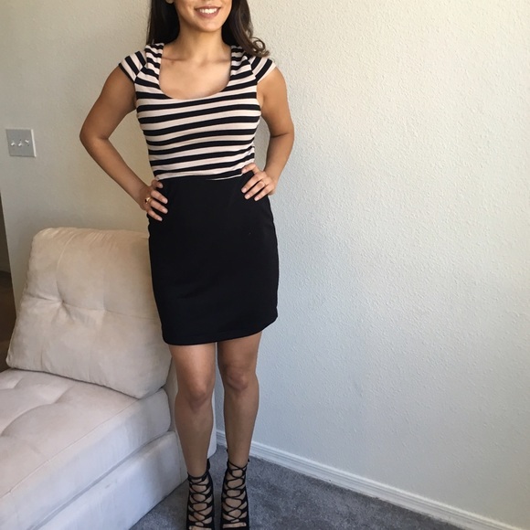 Stripe Mini Dress - Picture 3 of 4