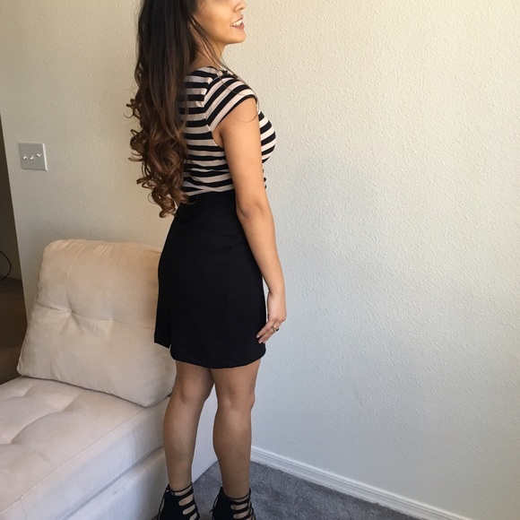 Stripe Mini Dress - Picture 1 of 4