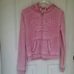 Pink Aeropostale zip up jacket