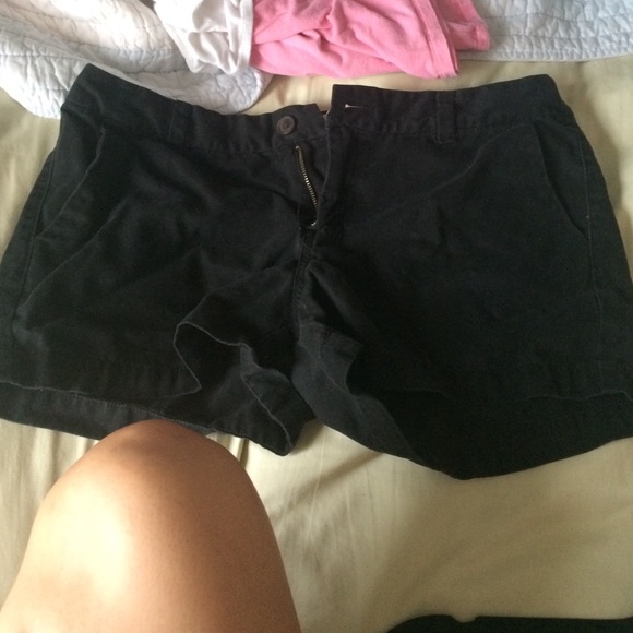 Black Chino Shorts