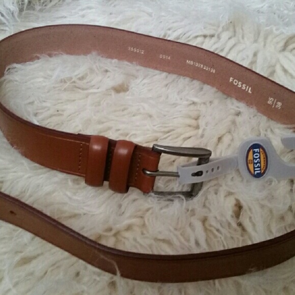 Fossil Leather Belt "Jeff" Men's size 38