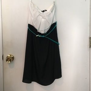 NWOT Express short formal Dress. Black and white.