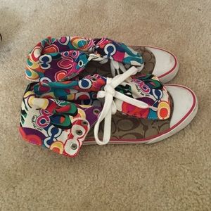 Coach high top sneakers