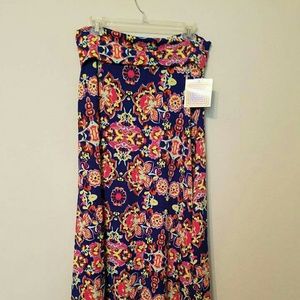 NWT Beautiful Lularoe Maxi Skirt