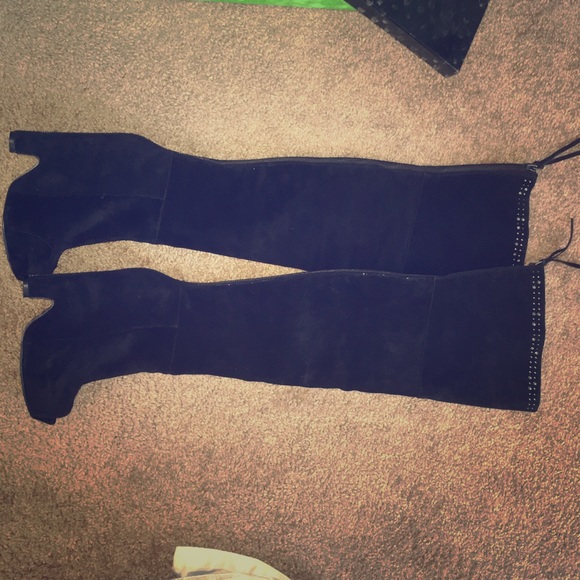 Sam Edelman Thigh High Zip Up Zamara Boots