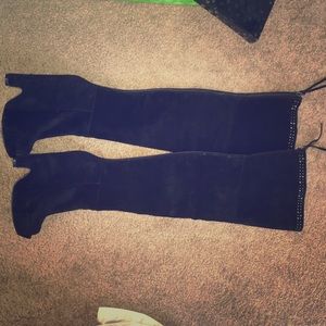 Sam Edelman Thigh High Zip Up Zamara Boots