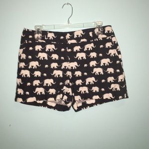 Elephant printed chinos