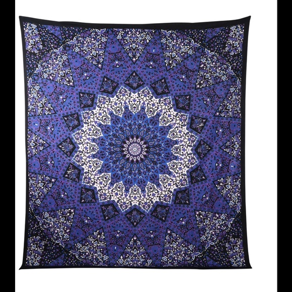 brand new purple and blue tapestry !!