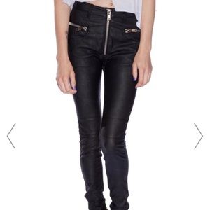 UNIF Axl pant black vegan leather