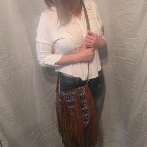 Madden Girl Fringe Crossbody Bag