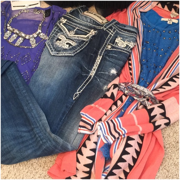 Rock Revival 26 L Mona Straight like NEW BUCKLE!! - Picture 4 of 4