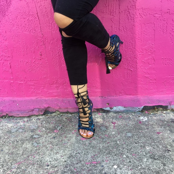 Heather Hightower Leather Heels - Picture 2 of 3