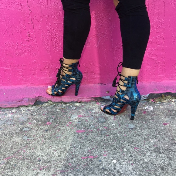 Heather Hightower Leather Heels - Picture 3 of 3