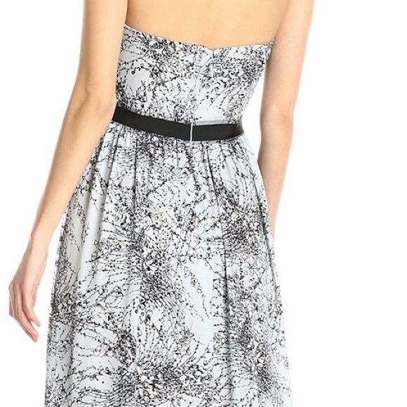 BCBGMAXAZRIA Amber Cascade Strapless Gown - Picture 4 of 5