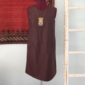 NWT JACK by BB Dakota Faux Leather Shift in Berry