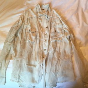 Free people flowy button down