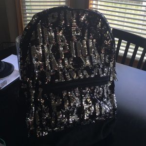 Victoria's Secret sequin backpack
