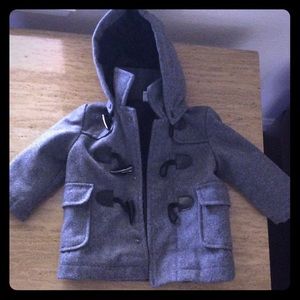 12m baby boy winter peacoat.