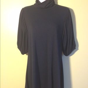 Black cotton dress