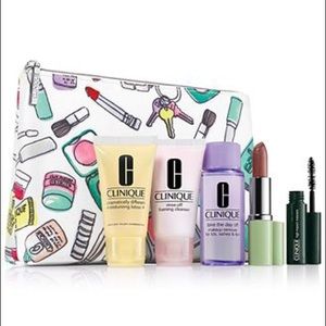 Clinique Bonus Cosmetic Bag & Makeup Kit