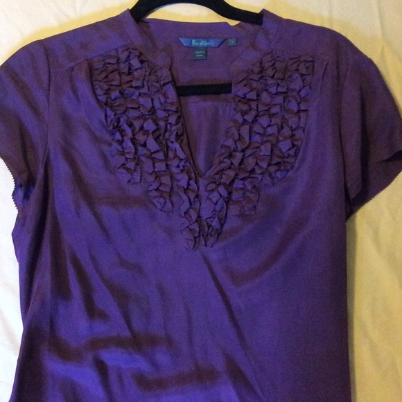 Sale! And Firm-Boden Silk ruffled blouse