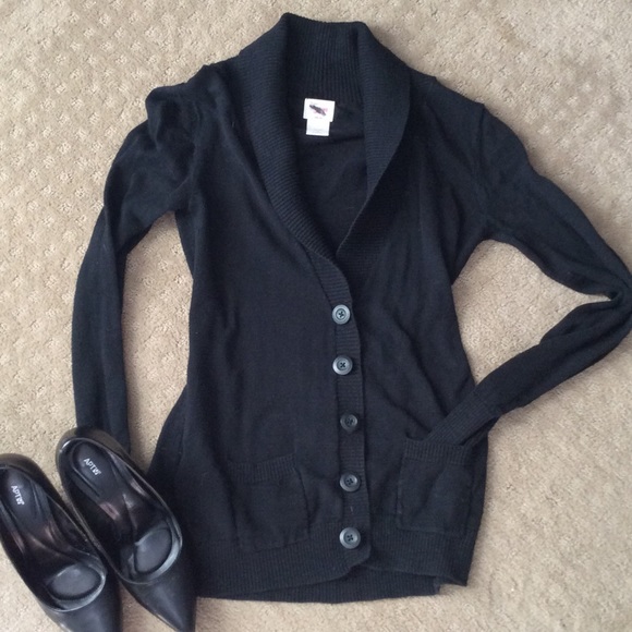 Mossimo black button up cardigan