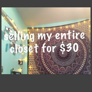 entire closet for $30