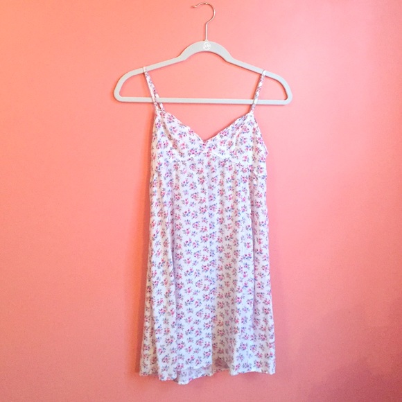 Cream Floral Hollister Sundress