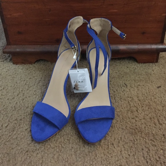 New blue and gold heels